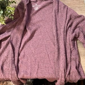 American Eagle purple soft & sexy sweater